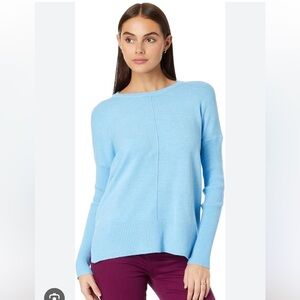 Lilly Pulitzer Mavie Viscose Sweater ~Sz Large Frenchie Blue